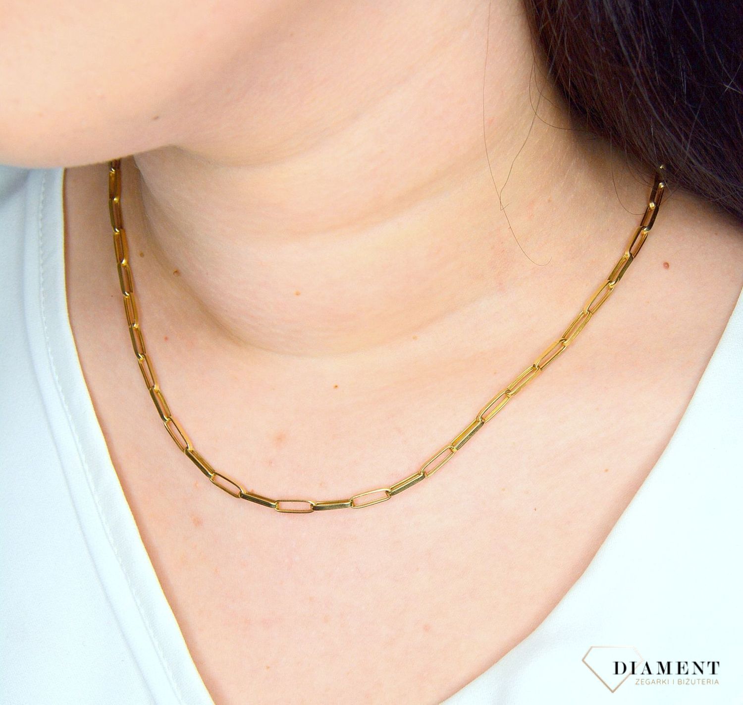 Złoty łańcuszek 585 długi ankier 4 mm DIA-LAN-3147-585 4mm (1).jpg